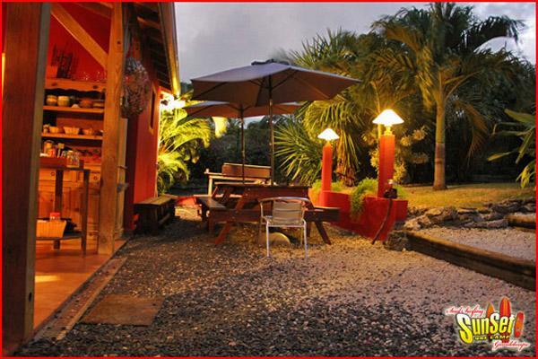 Sunset Surf Camp Hostel Saint-Francois  Buitenkant foto
